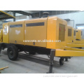 used portable trailer mine concrete pumps 40m3/h output 10Mpa pumping pressure Chinese factory Alibaba supply